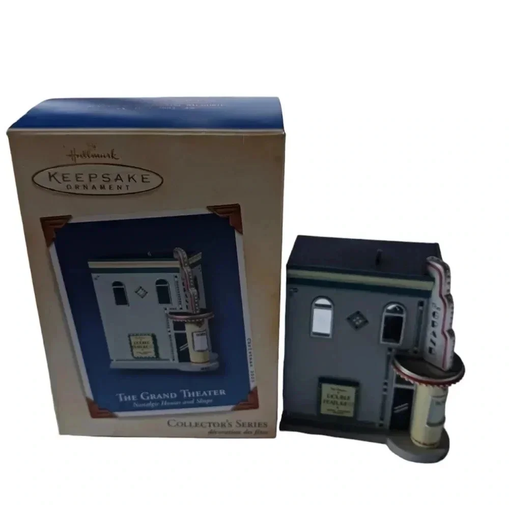 Hallmark keepsake ornaments collection series school barber&shops